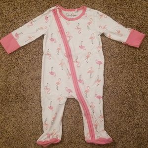 Flamingo Infant Footies